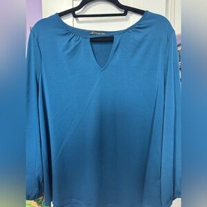 Adrianna Papell keyhole blouse